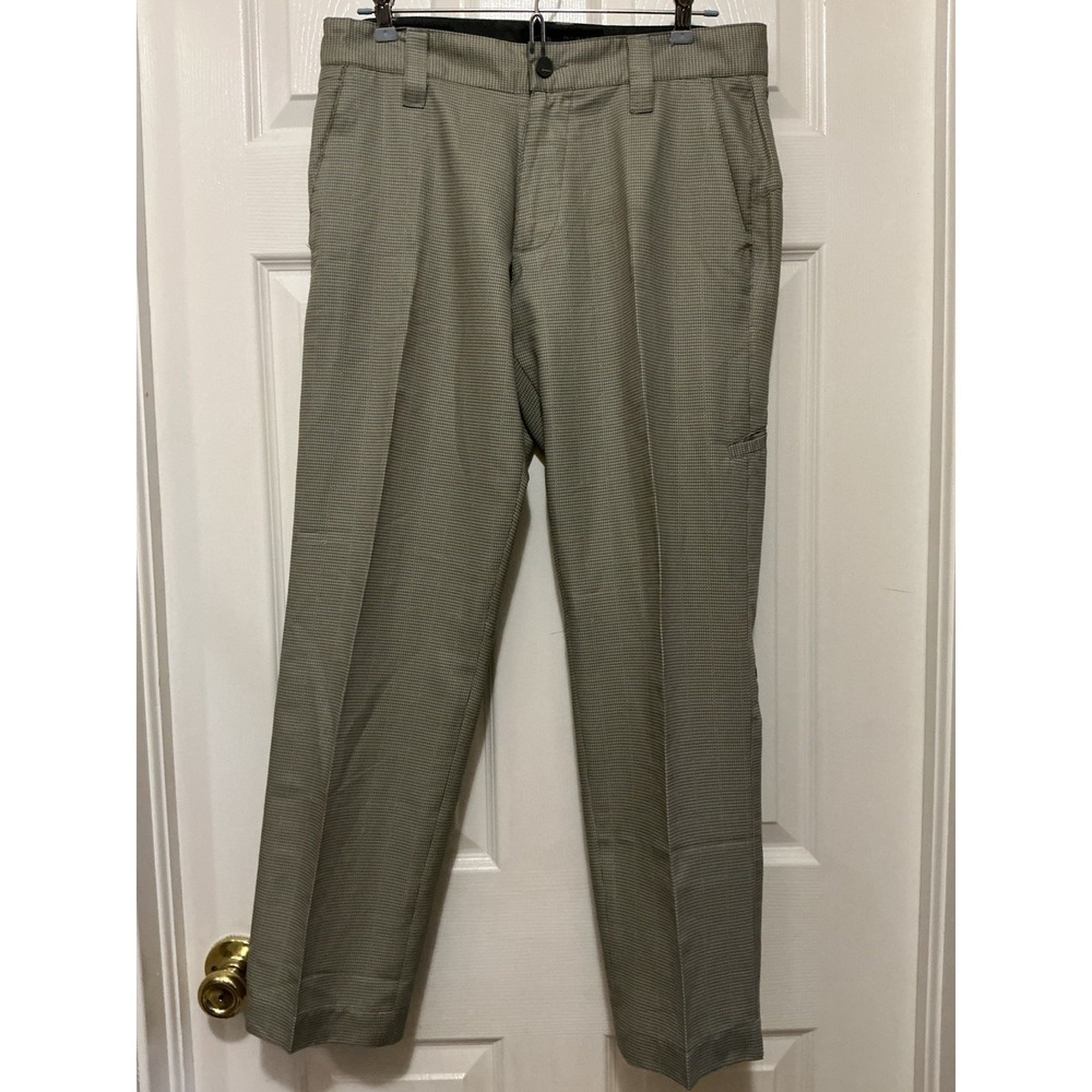 Oakley Men's Chino Icon Golf Pants Windowpane 30x32 Green